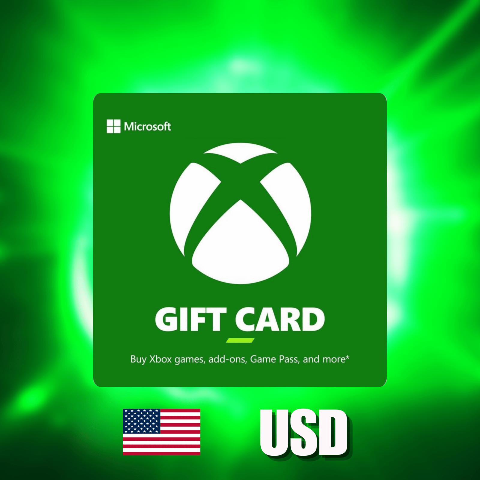 MICROSOFT XBOX GIFT CARD USD