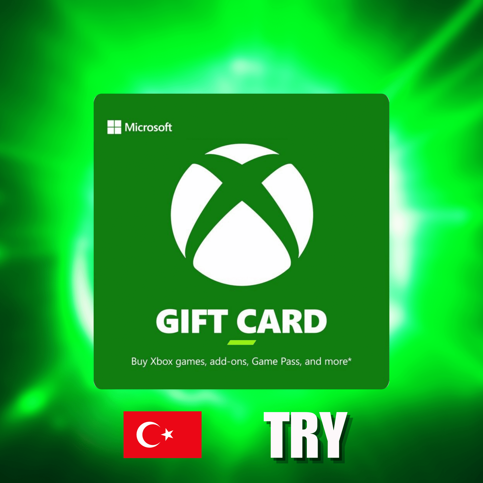 MICROSOFT XBOX GIFT CARD TRY