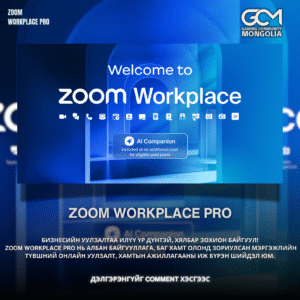 ZOOM WORKPLACE PRO 1 ЖИЛ